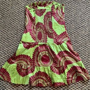 Beautiful Skazi strapless Summer Strapless Dress. NWOT